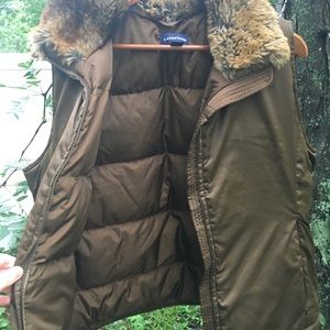 Lands End down vest